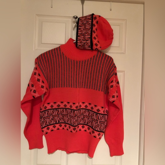 Kaelin Ski Sweater with matching hat Women’s size Small - Picture 1 of 7